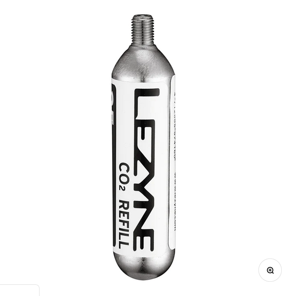 LEZYNE, CO² CARTRIDGES, THREADED, 25G, SINGLE