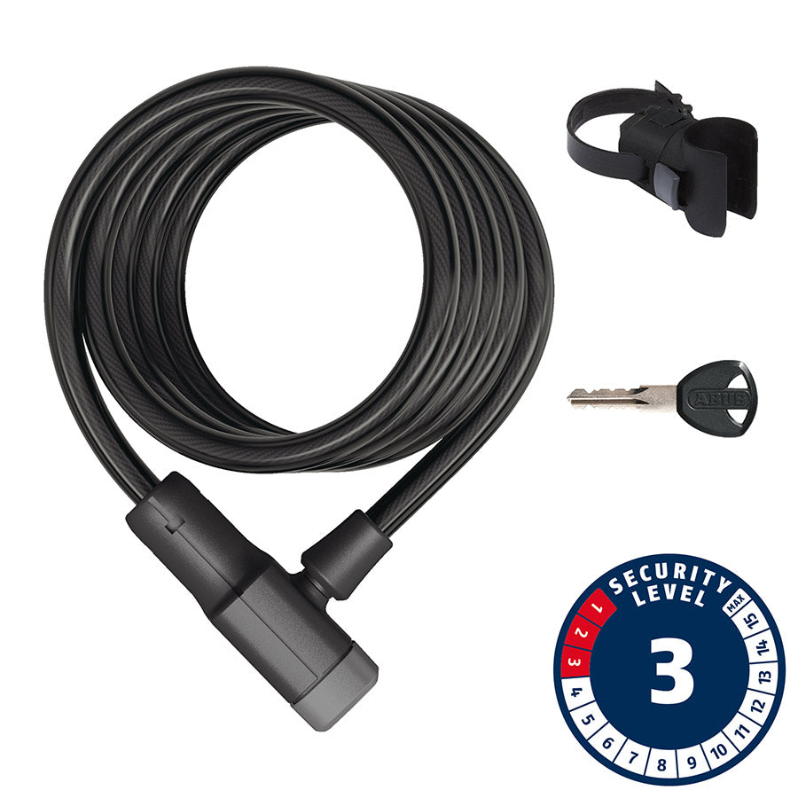 Abus, Primo 5510K, Cable with key lock, 10mm x 180cm (12mm x 5.9')