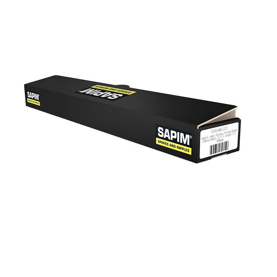 Sapim, Race, Spokes, Double Butted J-Bend, Silver, 2.0/1.8, Length: 252, 100pcs