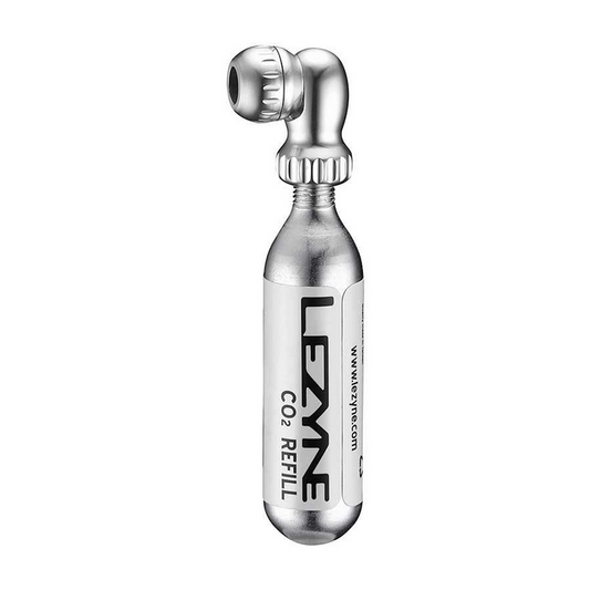 LEZYNE, CO2 TWIN SPEED DRIVE, CO2 INFLATOR, THREADED, PRESTA, SCHRADER, SILVER, 1X16G