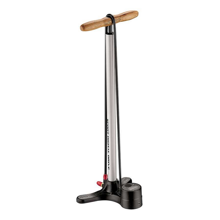 LEZYNE, SPORT DIGITAL FLOOR DRIVE 2.5", FLOOR PUMP, ABS-1 PRO, 220PSI, SILVER