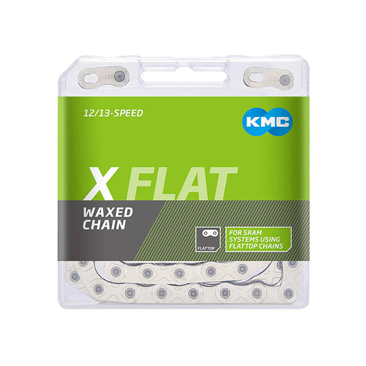 KMC, X-Flat12 Wax, Chain, Speed: 12, 5.2mm, Links: 126, Silver