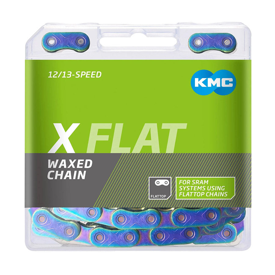 KMC, X-Flat12 Wax, Chain, Speed: 12, 5.2mm, Links: 126, Silver