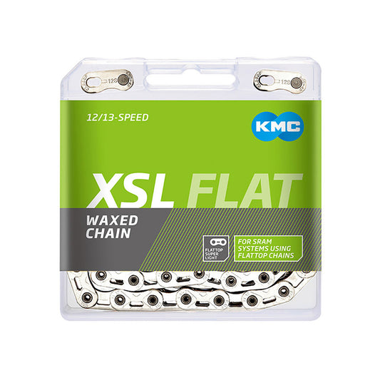 KMC, XSL-Flat12 Super Light Wax, Chain, Speed: 12, 5.2mm, Links: 126, Silver