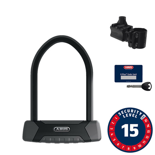 Abus, Granit XPlus 540, U-Lock, Key, 13mm, 16.0cm x 23.0cm, 6.3'' x 9'', USH, Black