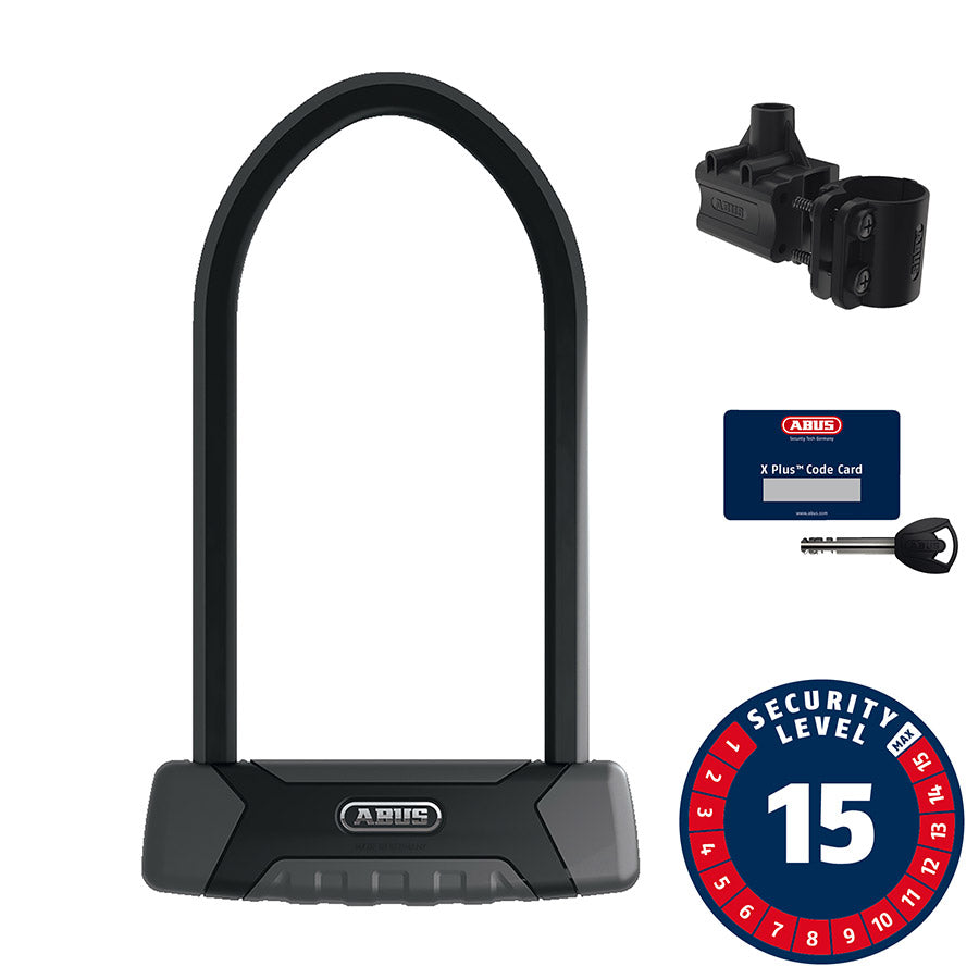 Abus, Granit XPlus 540, U-Lock, Key, 13mm, 16.0cm x 23.0cm, 6.3'' x 9'', USH, Black