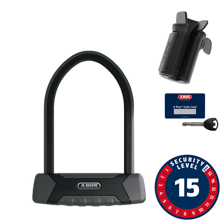 Abus, Granit XPlus 540, U-Lock, Key, 13mm, 16.0cm x 23.0cm, 6.3'' x 9'', USH, Black