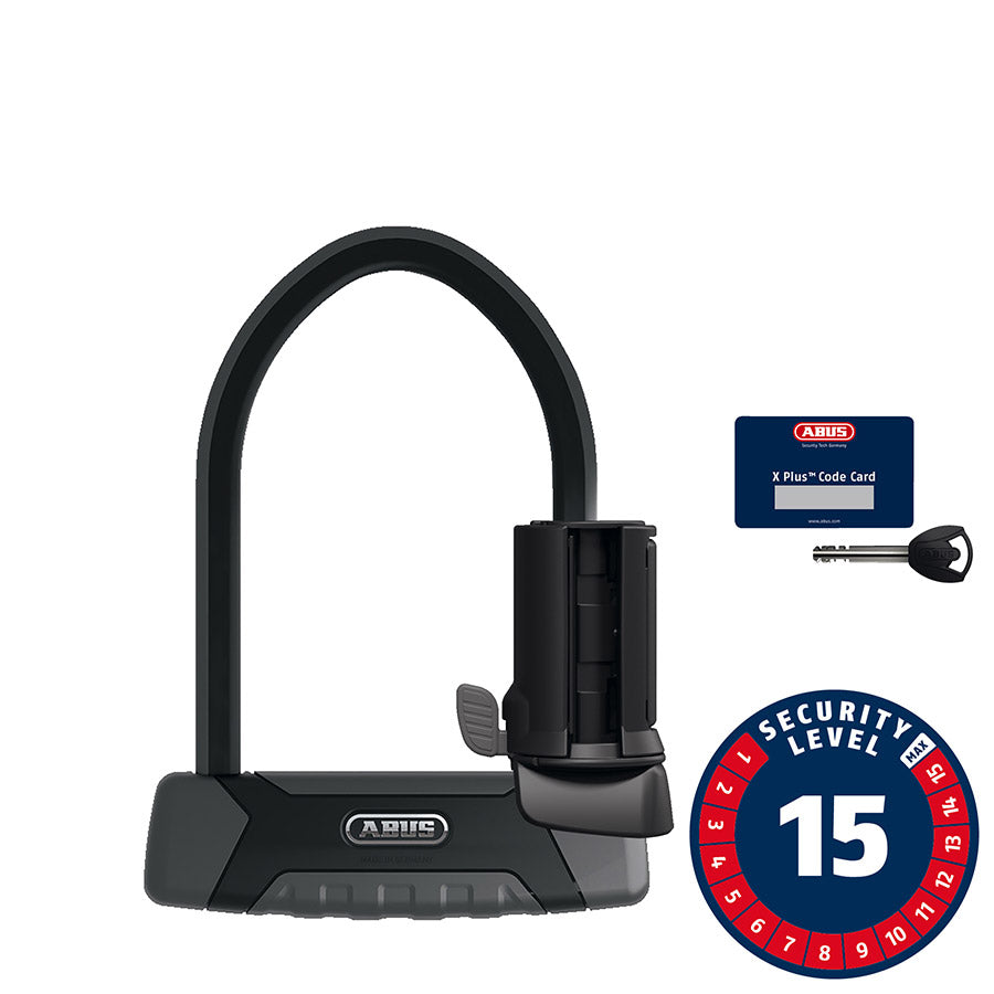 Abus, Granit XPlus 540, U-Lock, Key, 13mm, 16.0cm x 23.0cm, 6.3'' x 9'', USH, Black