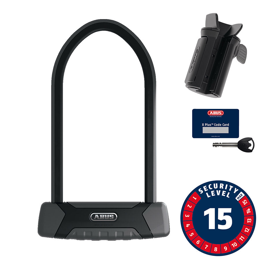 Abus, Granit XPlus 540, U-Lock, Key, 13mm, 16.0cm x 23.0cm, 6.3'' x 9'', USH, Black