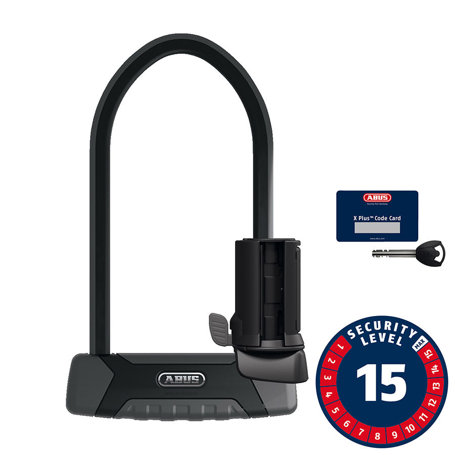 Abus, Granit XPlus 540, U-Lock, Key, 13mm, 16.0cm x 23.0cm, 6.3'' x 9'', USH, Black