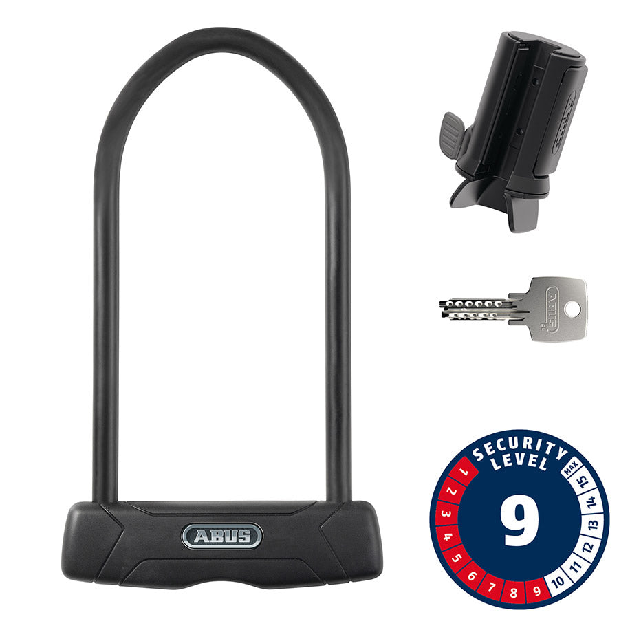 Abus, Granit 460, U-Lock, Key, 12mm, 15.0cm x 23.0cm, 5.9'' x 9'', USH, Black