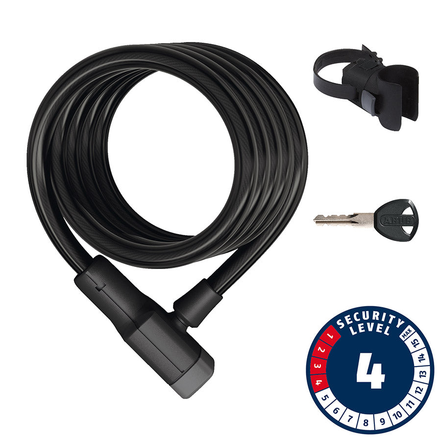 Abus, Booster 6512K, Cable with key lock, 12mm x 180cm (12mm x 5.9')