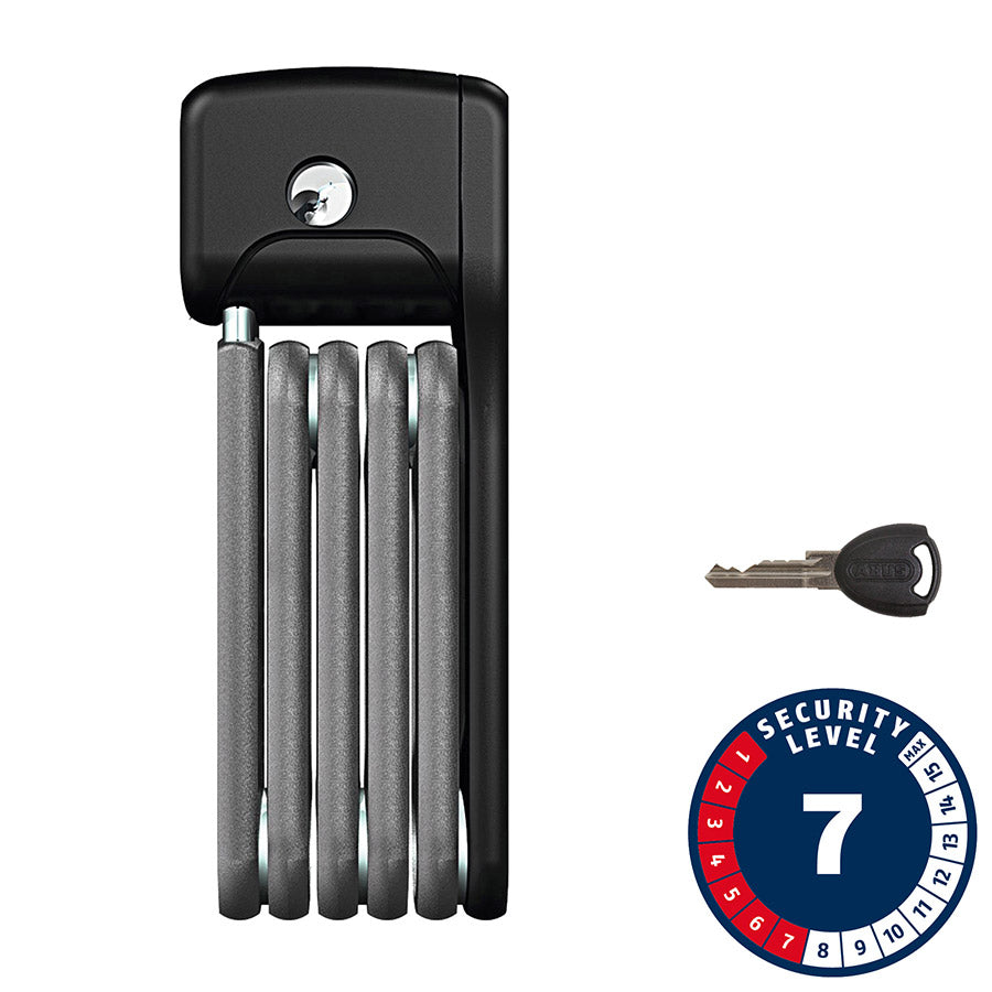 Abus, Bordo Lite Mini 6055, Foldable lock, Key, 5mm, 60cm, 2', Black