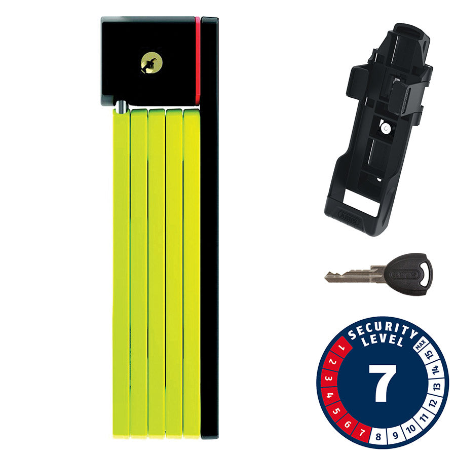 Abus, Bordo uGrip 5700 SH, Folding Lock, Key, 80cm, 2.6', 5mm, Black