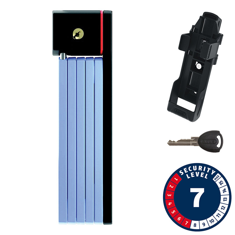 Abus, Bordo uGrip 5700 SH, Folding Lock, Key, 80cm, 2.6', 5mm, Black