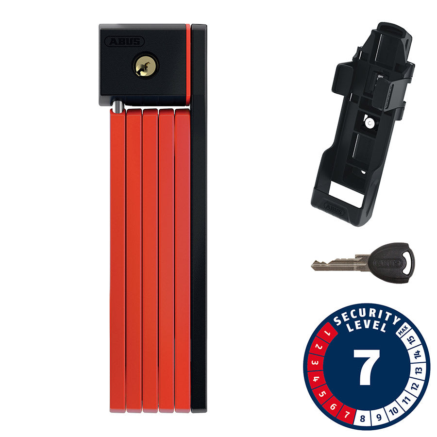 Abus, Bordo uGrip 5700 SH, Folding Lock, Key, 80cm, 2.6', 5mm, Black