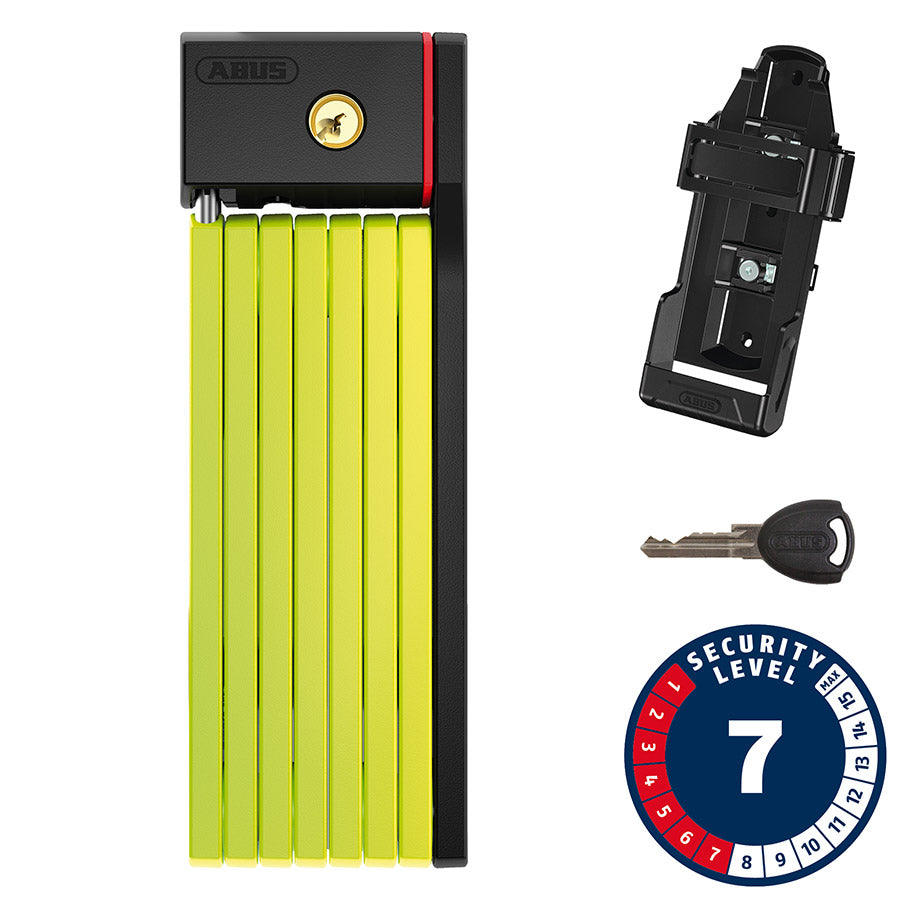 Abus, Bordo Big uGrip 5700, Folding Lock, Key, 100cm, 3.3', 5mm, Black