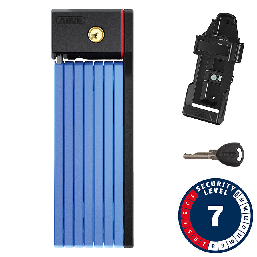 Abus, Bordo Big uGrip 5700, Folding Lock, Key, 100cm, 3.3', 5mm, Black
