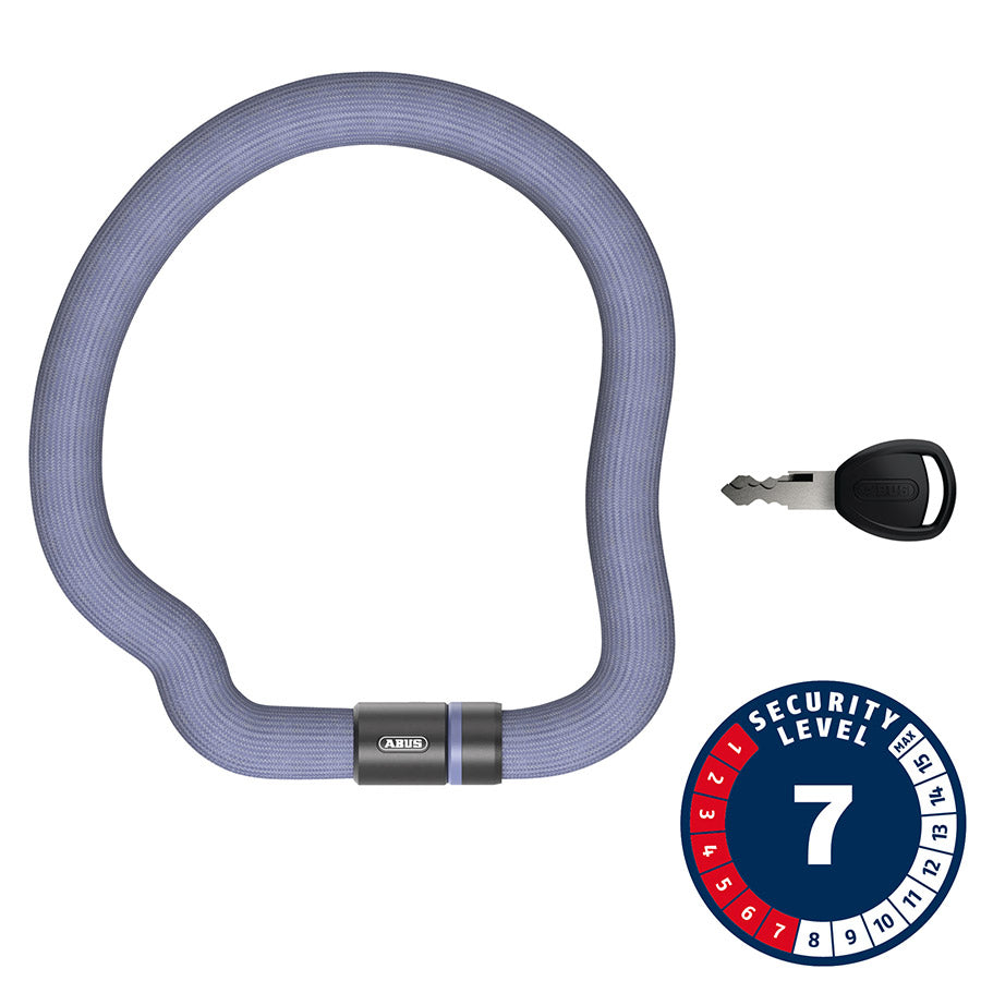 Abus, Goose 6206K, Chain Lock, Key, 6mm, 110cm, 3.6', Black