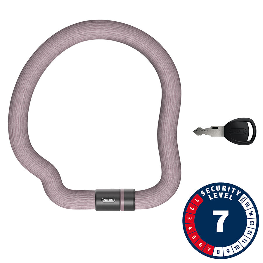 Abus, Goose 6206K, Chain Lock, Key, 6mm, 110cm, 3.6', Black