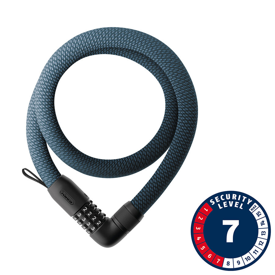 Abus, Yarnit 4004C, Chain Lock, Combination, 24mm, 110cm, 43.3'', Black