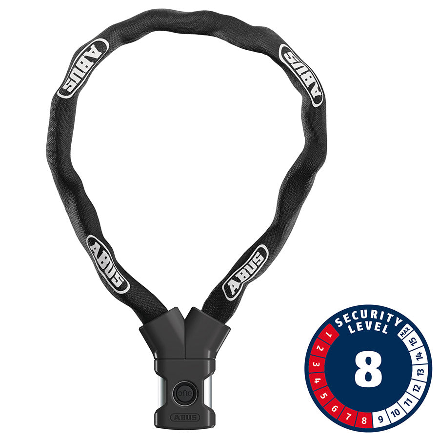 Abus, Yardo ONE 7807, Chain Lock, Smart, 7mm, 110cm, 43.3'', Black