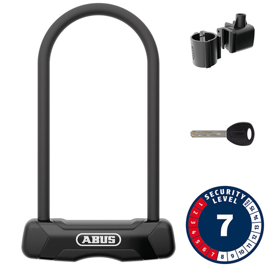 Abus, Facilo 320K, U-Lock, Key, 109x230mm, 4.3''x9'', Thickness in mm: 12mm, Black