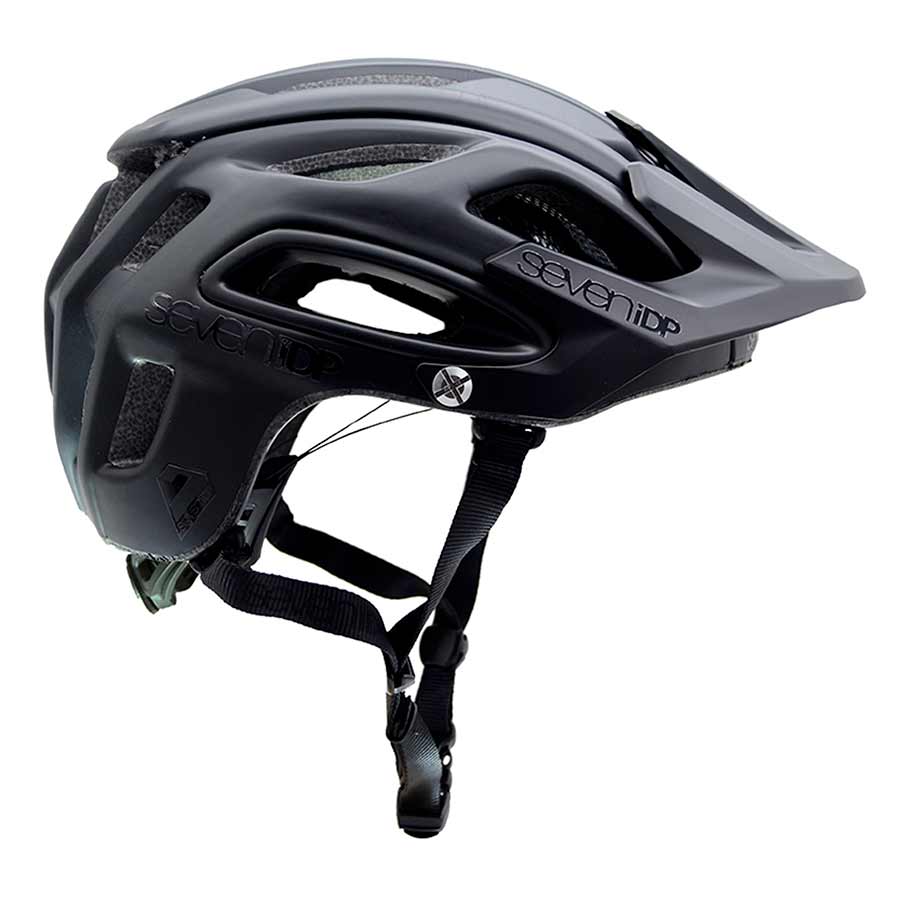 7iDP, M2, Helmet, Matt Black/Gloss Black, XSS, 52 - 55cm